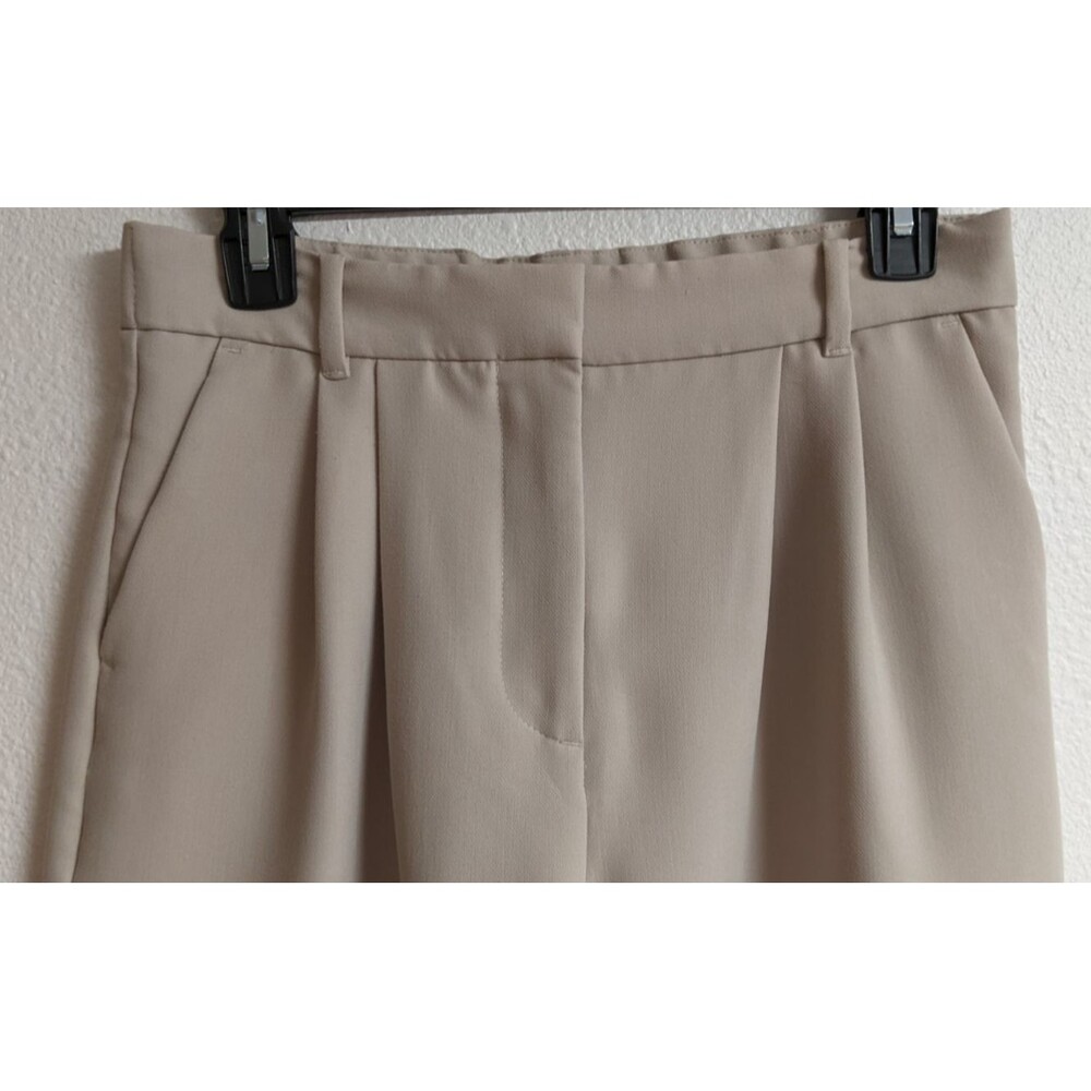 Women's Abercrombie & Fitch Sloane Tan Tailored Wide Leg Pant 29/8 - Picture 3 of 13